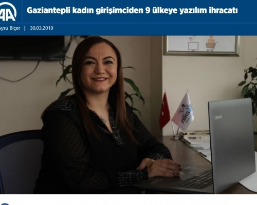 Gaziantepli Kadın Girişimciden 9 Ülkeye Yazılım İhracatı