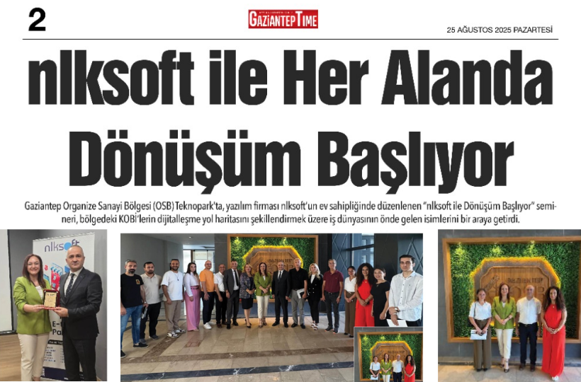 Gaziantep Time: Her Alanda Yenilikçi Dönüşüm Başlıyor